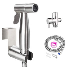 2021 Household Stainless Steel Pressurized Toilet Spray, Handheld Showerheads Bidet Spray Gun Washer;